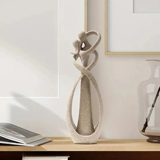 Beautiful Heart Shaped Love Sculpture Figure - Halri