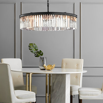 Rustic Glass Drop Vintage Country Chandelier