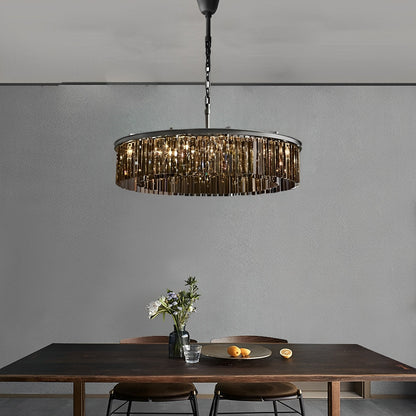 Rustic Glass Drop Vintage Country Chandelier