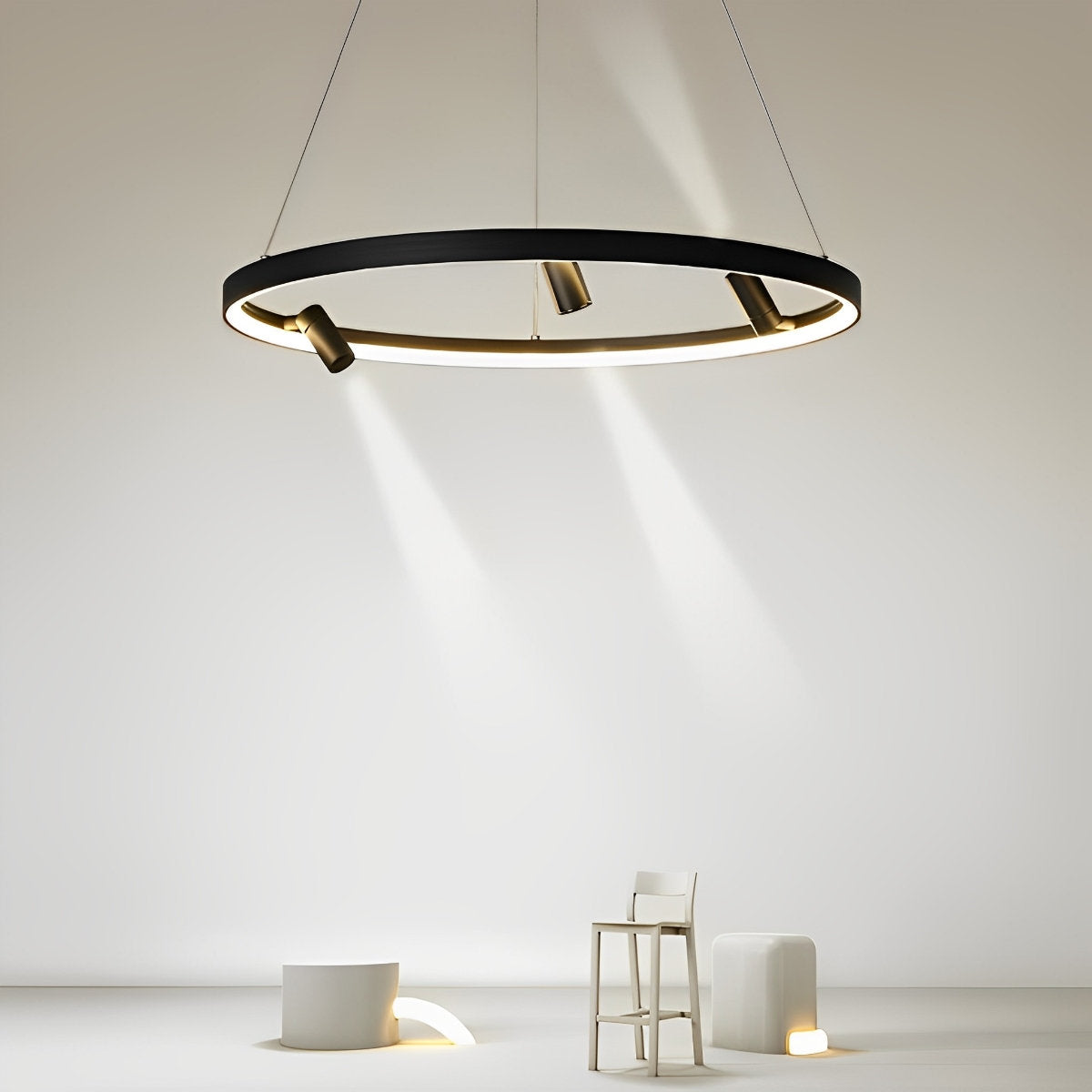 Unique Circle Pendant LED Hanging Light