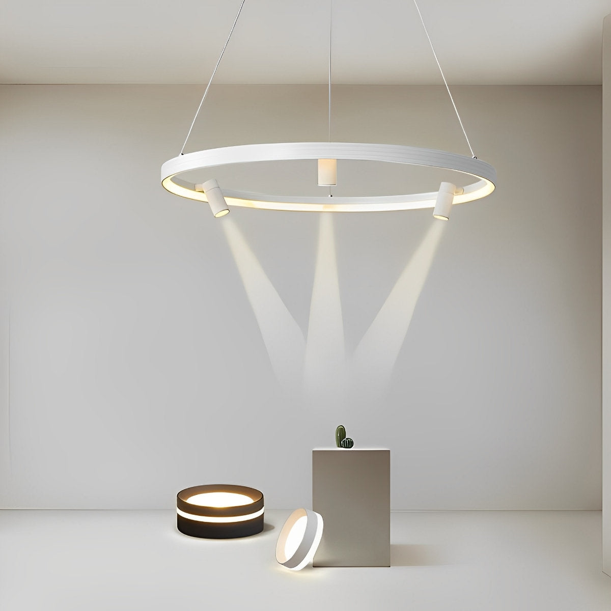 Unique Circle Pendant LED Hanging Light