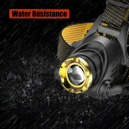 Bright Rechargeable LED Zoom Headlight