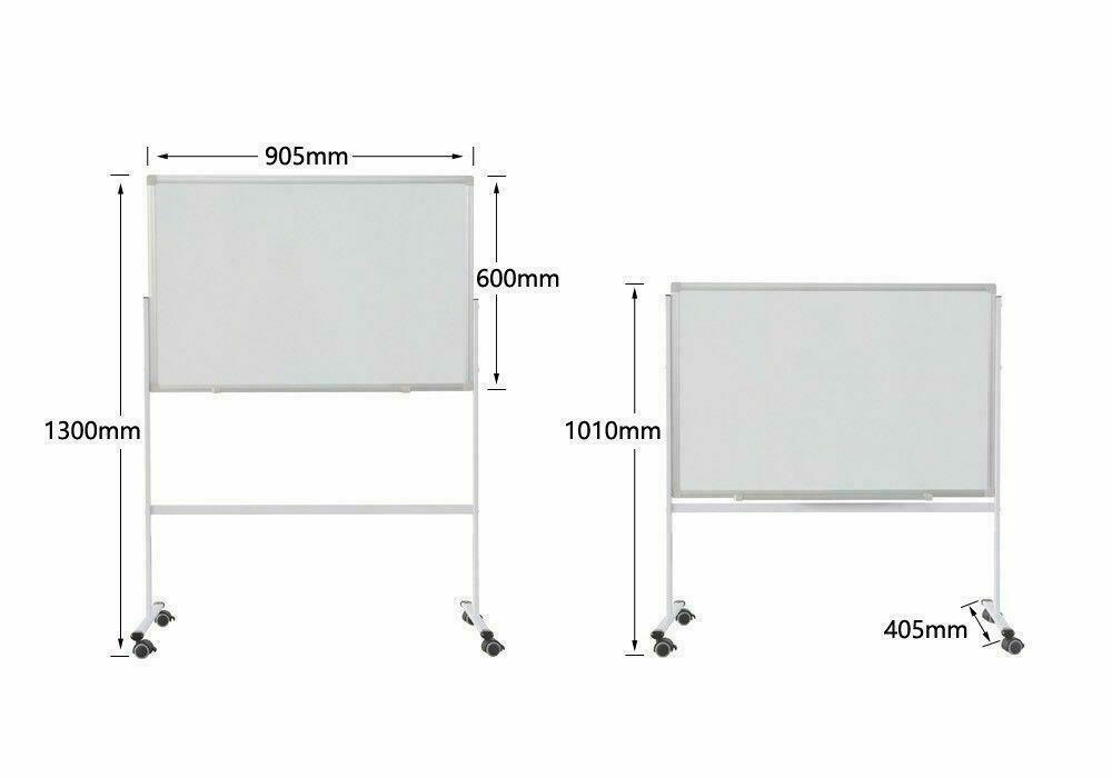 Large Mobile Whiteboard Erase Display