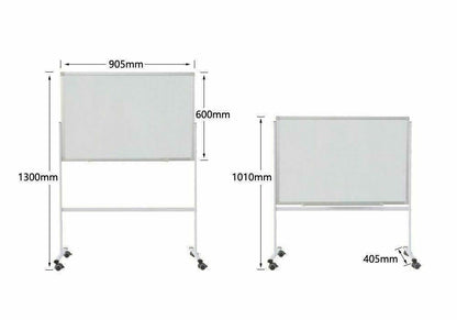 Large Mobile Whiteboard Erase Display