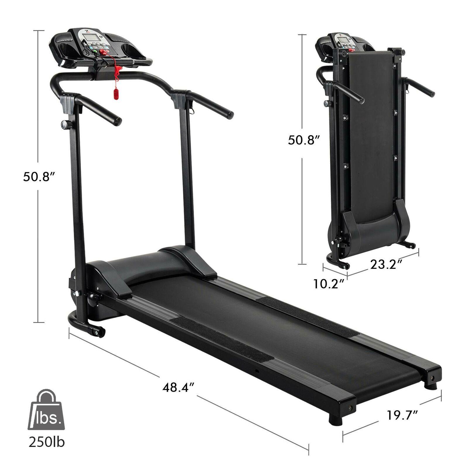 Folding Treadmill Electric Motorized Power Running Jogging Fitness Machine - Until Times Up
