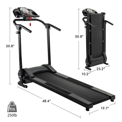 Folding Treadmill Electric Motorized Power Running Jogging Fitness Machine - Until Times Up