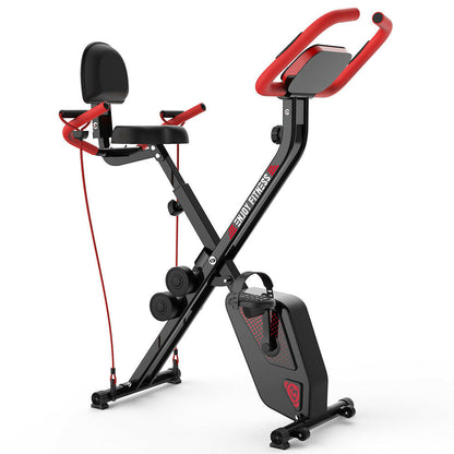 Compact Folding Recumbent Exercise Cycle Bike
