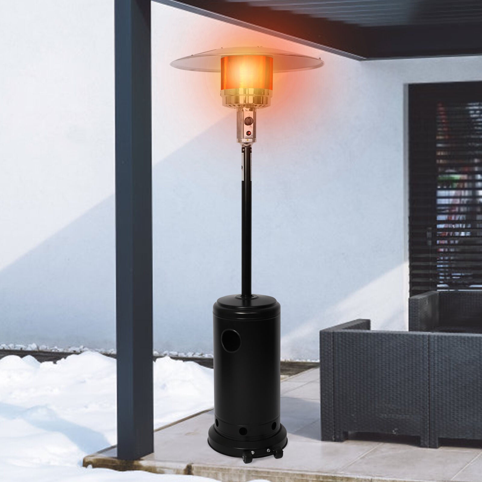 Portable Outdoor Propane Gas Patio Heater Light - Halri