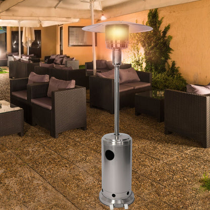 Portable Outdoor Propane Gas Patio Heater Light