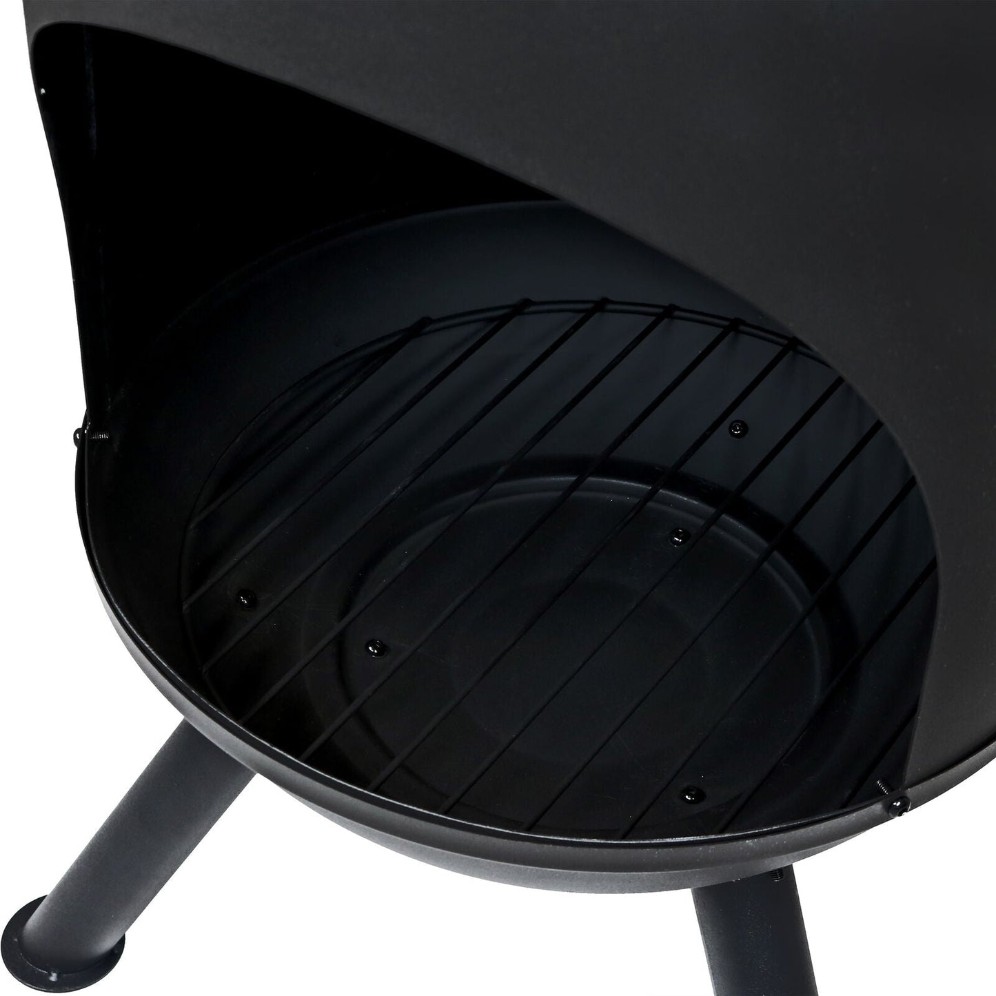 Large Metal Wood Burning Fire Pit Outdoor Heater