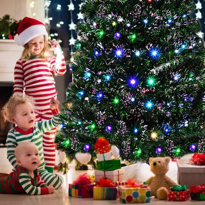 Tall Deluxe Pre-Lit Artificial Christmas Tree