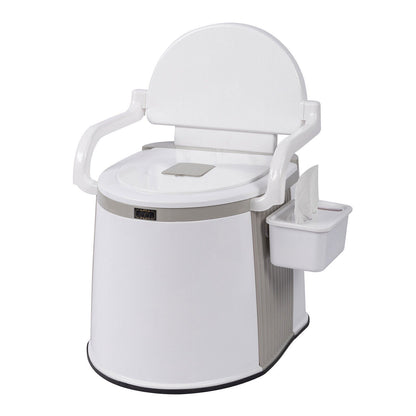 Compact Travel Toilet with Handles for Adults