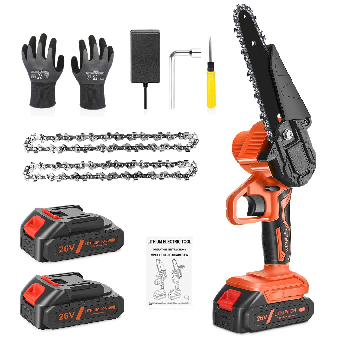 Portable Compact Rechargeable Mini Chainsaw Tool