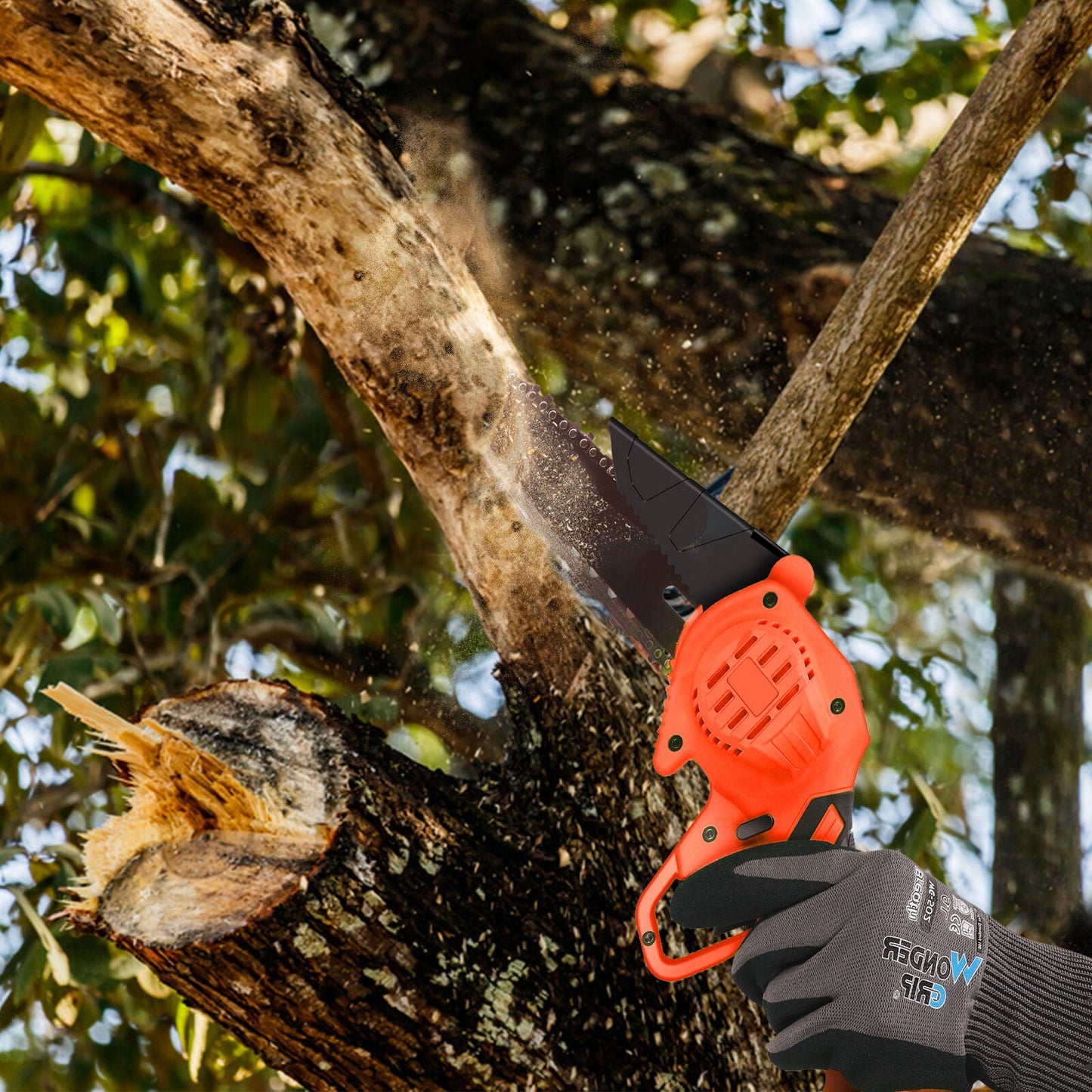 Portable Compact Rechargeable Mini Chainsaw Tool