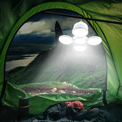 Portable Outdoor LED Camp Lantern with USB Charging