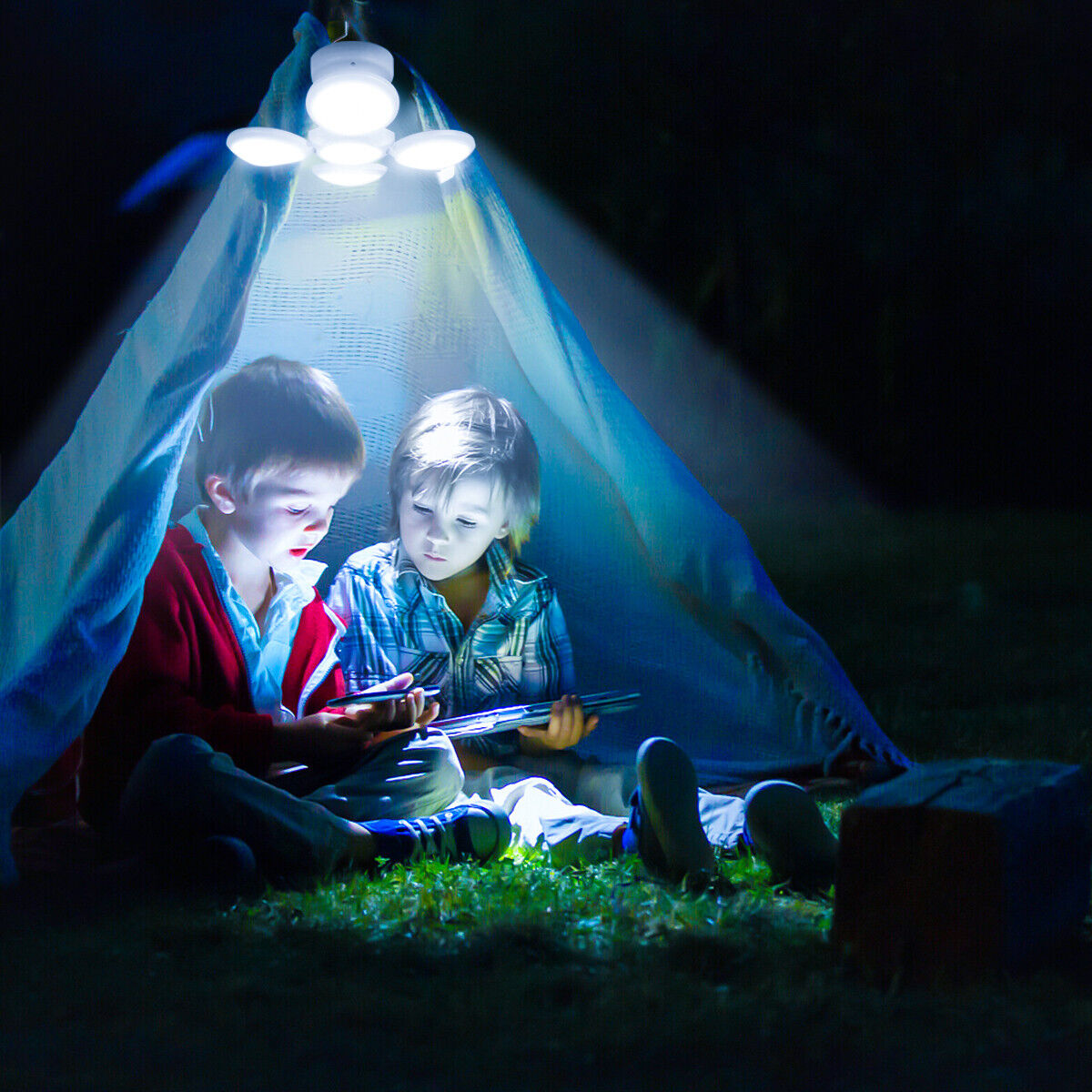 Portable Outdoor LED Camp Lantern with USB Charging