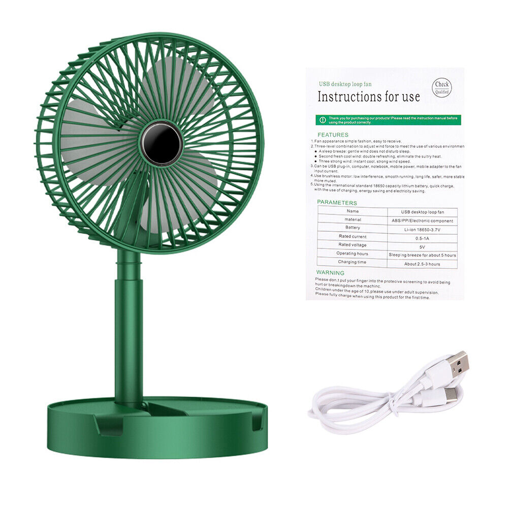 Portable Compact Mini USB Desk Fan