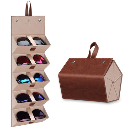Protective Compact Folding Sunglasses Storage Case - Halri