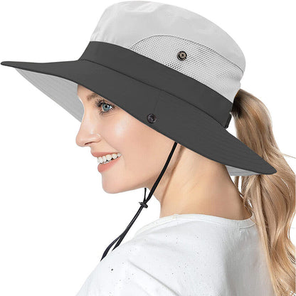 Women's SPF Sun Protection Wide Brim Beach Hat - Halri
