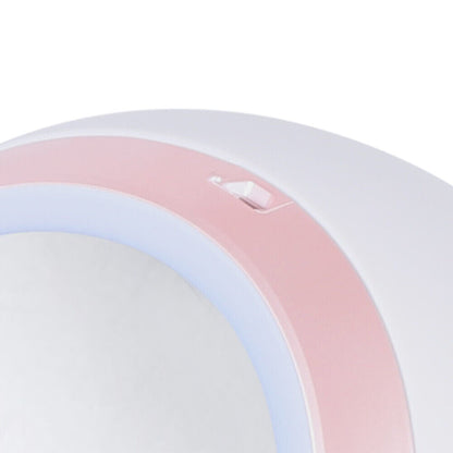 Travel Compact LED Makeup Mirror Organizer Case