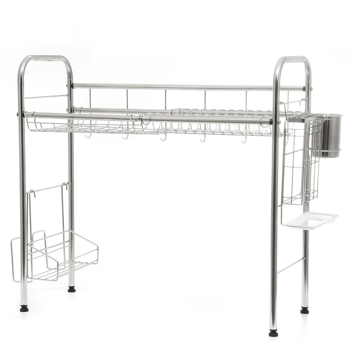 Space Saving Stainless Steel Kitchen Sink Dish Rack