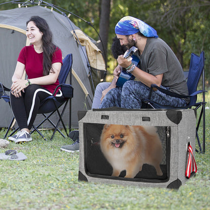 Sturdy Folding Extra Large Pet Carrier Crate