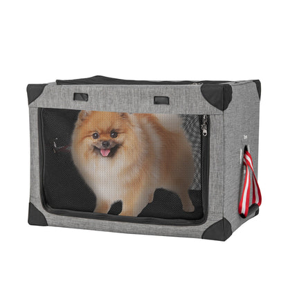 Sturdy Folding Extra Large Pet Carrier Crate