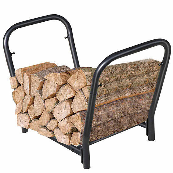 Durable Steel Firewood Log Storage Holder