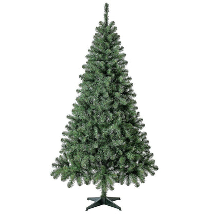 Christmas Tree 6.5 ft With 300 Pre-Strung Mini Lights, Stand Included - Until Times Up