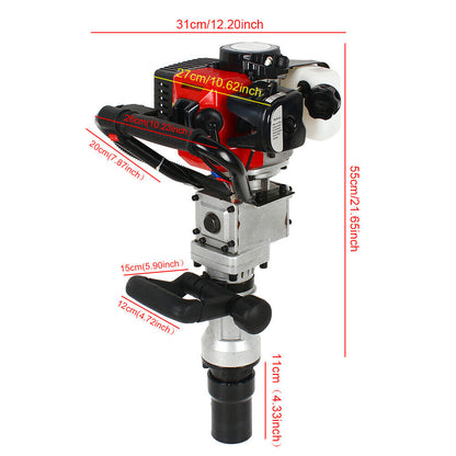 Powerful Gas Powered Post Hole Driver 32.6cc Engine