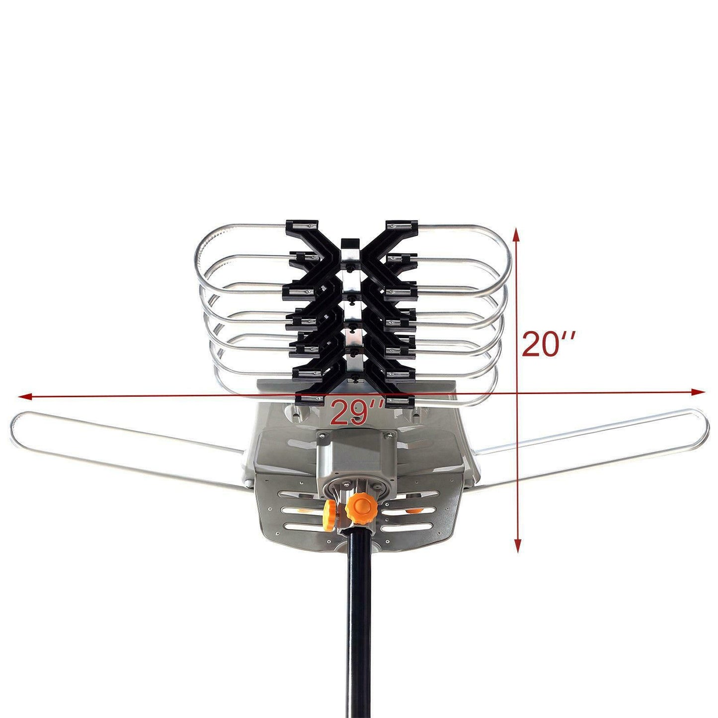 Long Range Outdoor TV Antenna with Motorized Rotation