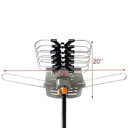 Long Range Outdoor TV Antenna with Motorized Rotation