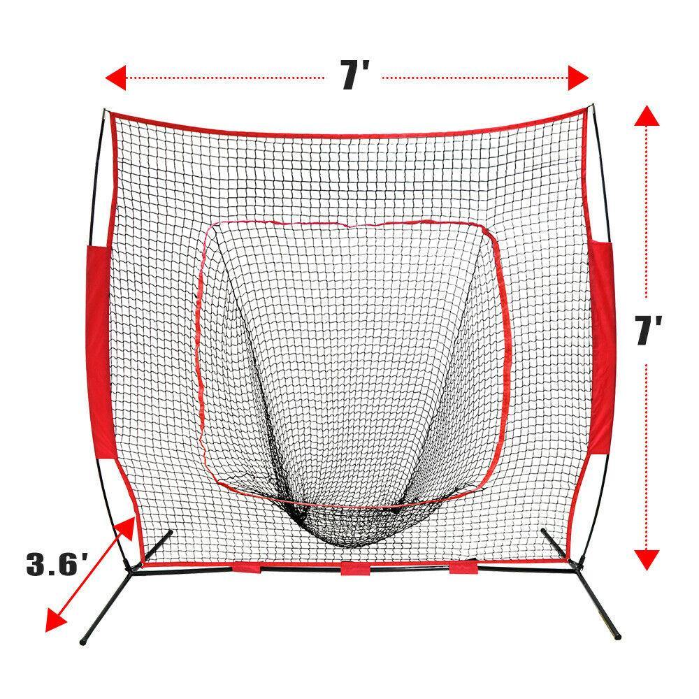 Baseball and Softball Hitting and Throwing Net - Until Times Up