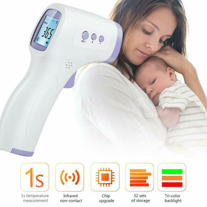 #1 Rated No Touch Infrared Thermometer - Until Times Up