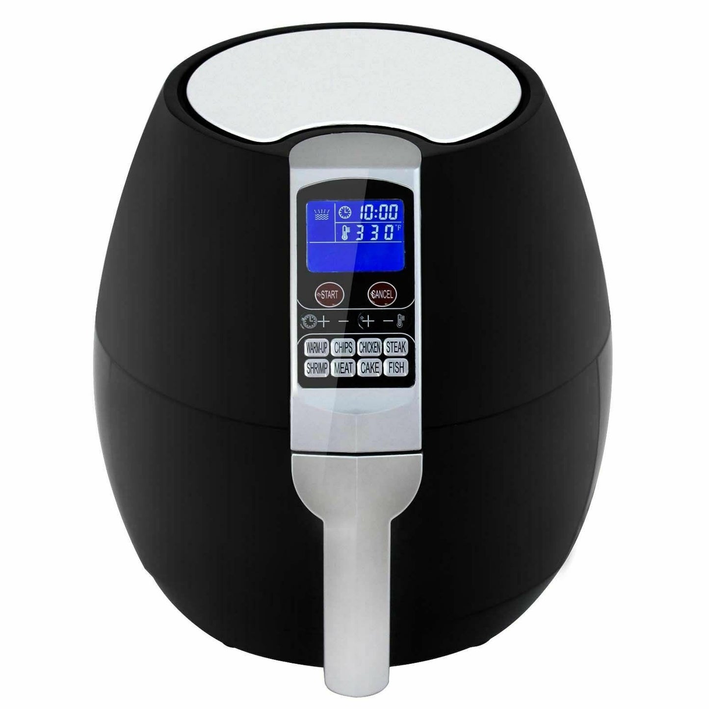 1500W LCD Electric Air Fryer With 8 Cooking Presets, Temperature Control and Timer - Until Times Up