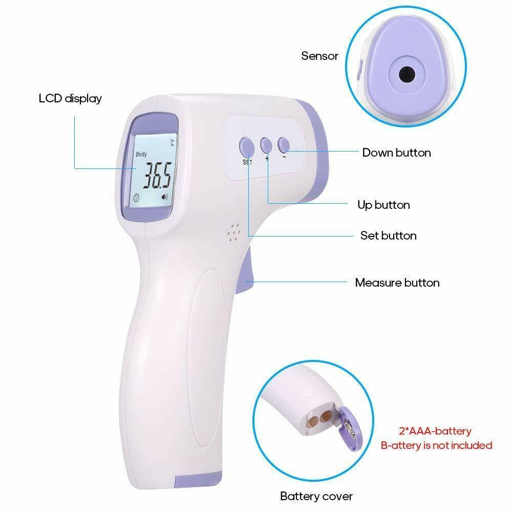#1 Rated No Touch Infrared Thermometer - Until Times Up