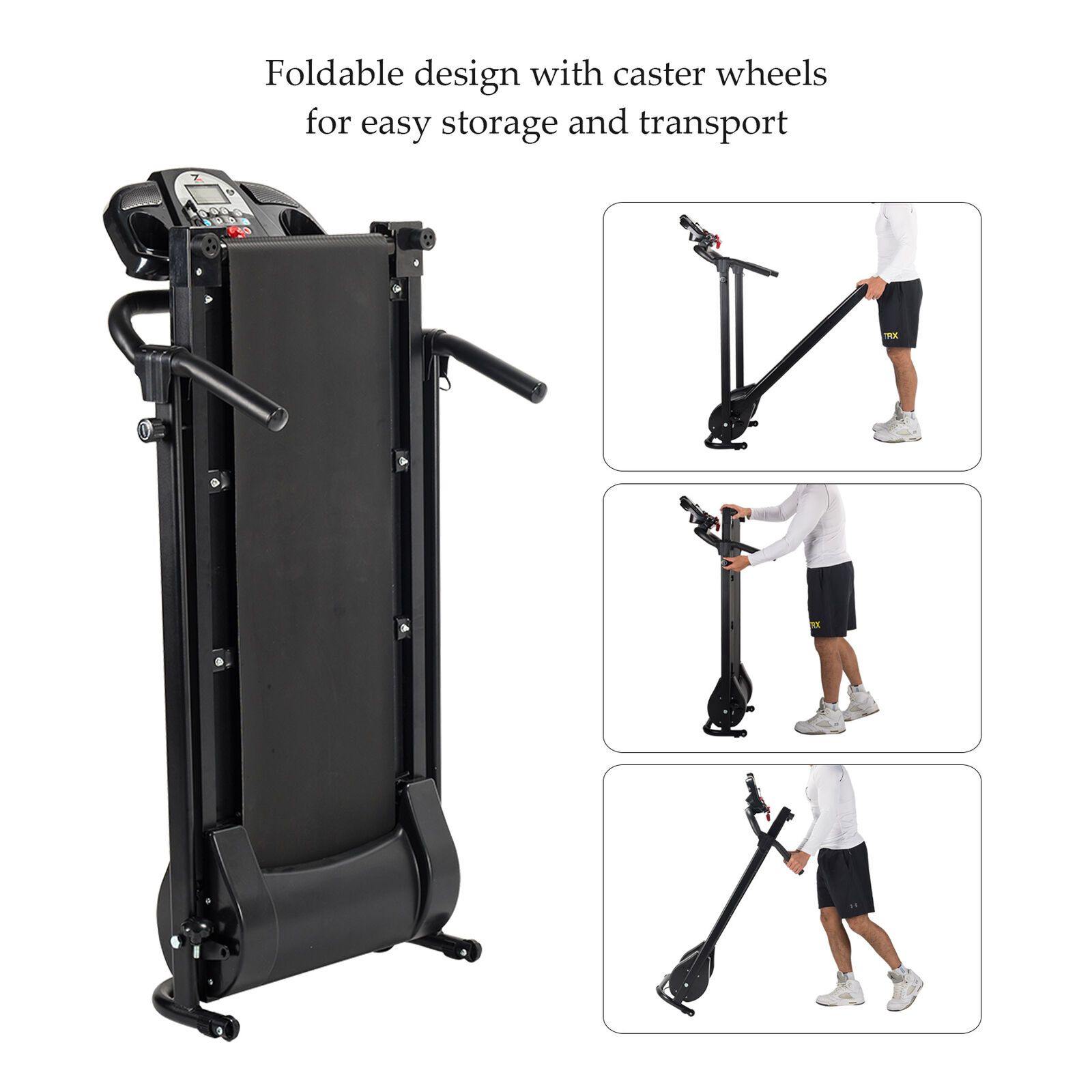 Folding Treadmill Electric Motorized Power Running Jogging Fitness Machine - Until Times Up