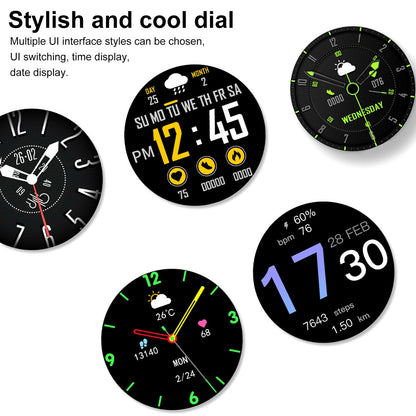 Water Resistant Fitness Tracker Watch with Heart Rate Monitor
