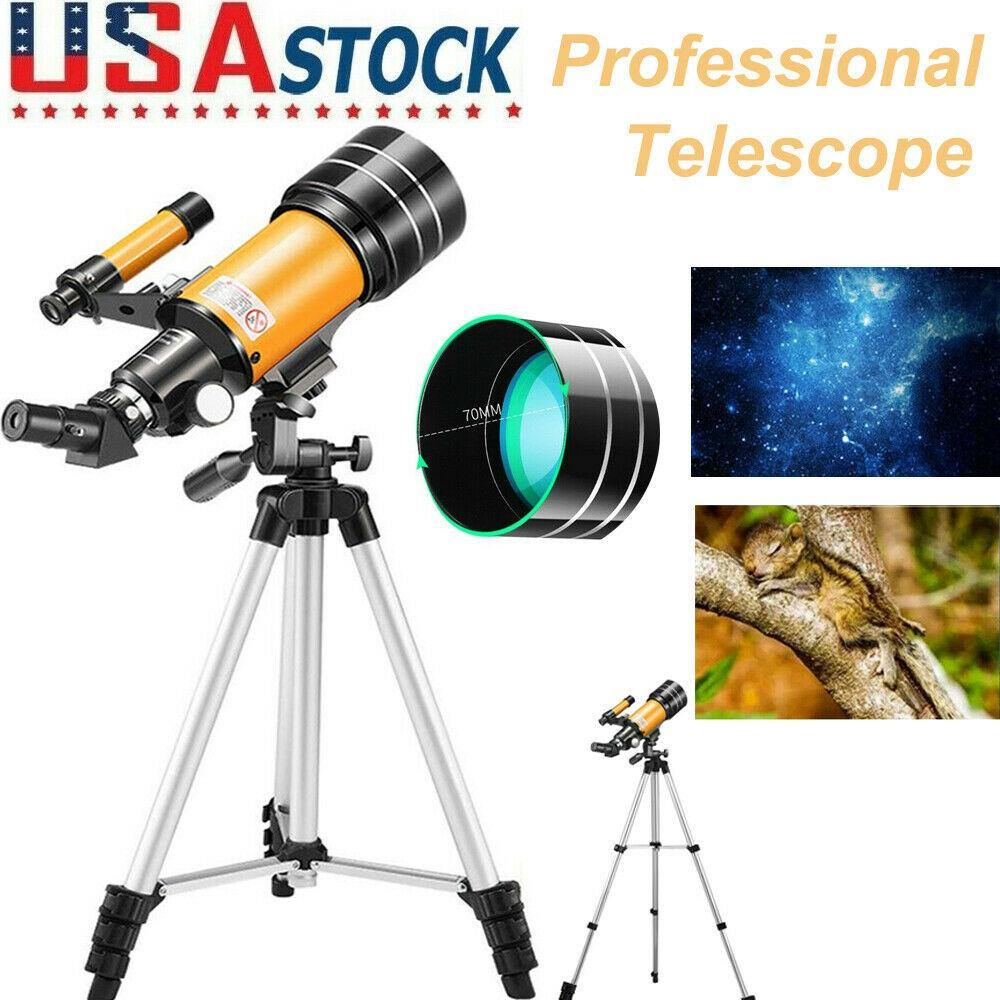 Best Kids Telescope 70mm Refractor With Tripod - Until Times Up