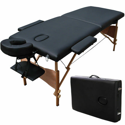 Portable Massage Bed with Adjustable Legs and Free Bag - Halri