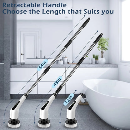 Rechargeable Spin Cleaning Brush with 7 Interchangeable Heads