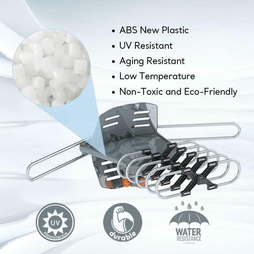 Long Range Outdoor TV Antenna with Motorized Rotation