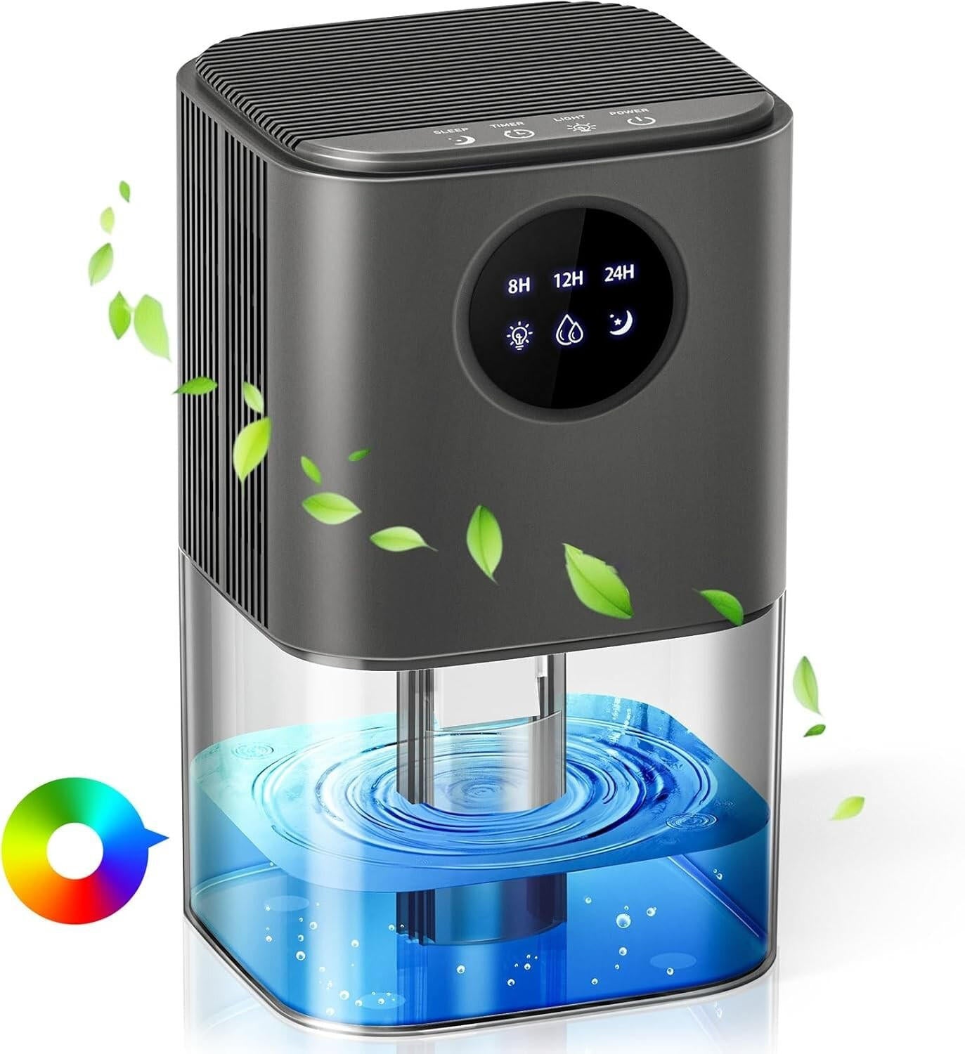 Compact Dehumidifier For Home And Bathrooms