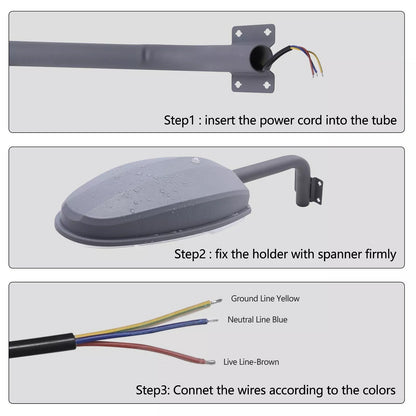 Bright Solar Powered Street Lamp