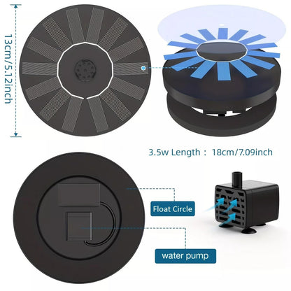 Eco Friendly Outdoor Fountain Pump Kit