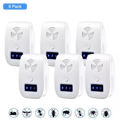 Effective Electronic Pest Repellent Pet Friendly 6 Pack