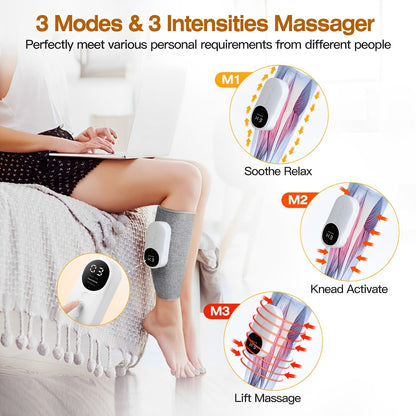 Professional Leg Compression Massage Tool With Heat Therapy