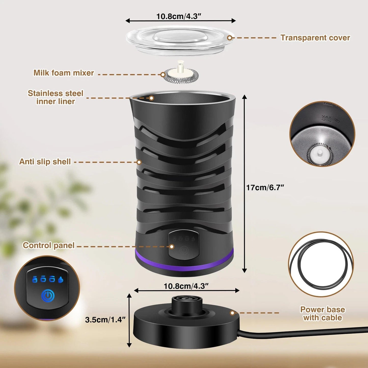 Automatic Foam Maker And Heater