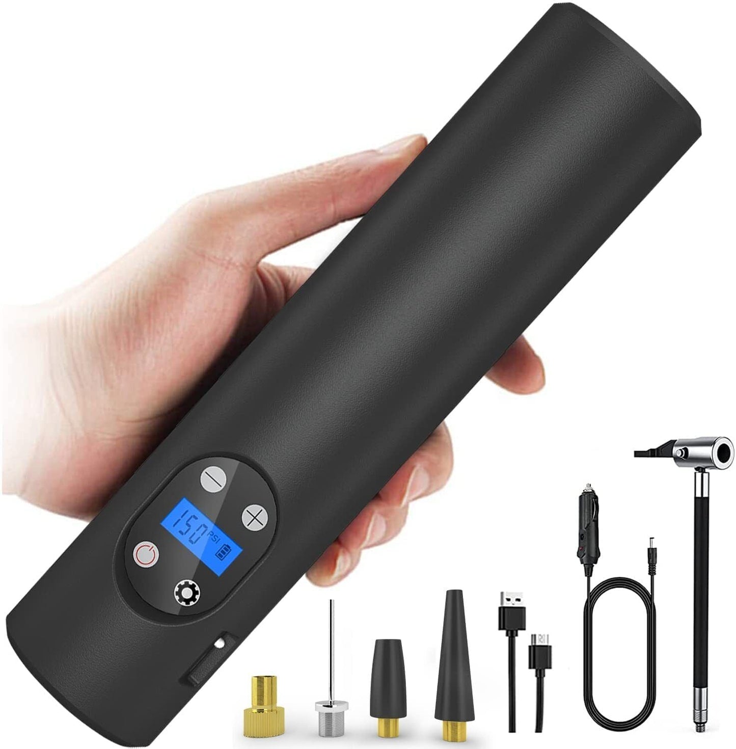 Compact Car Tire Air Pump Compressor Kit - Halri