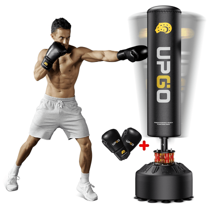 Large Heavy Duty MMA Punching Bag With Free Gloves - Halri